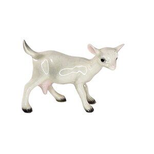 Hagen Renaker Mini Saanen Goat Mama Miniature Figurine Farm Animal Figure Small